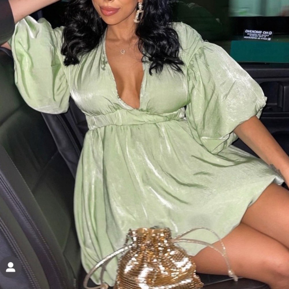 Fashion Nova Met At Brunch Mini Dress - Small